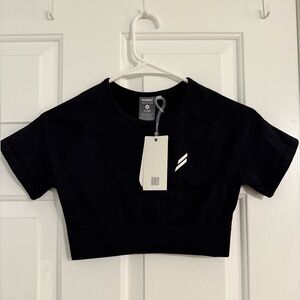 DOYOUEVEN Hyperflex 2 Black Crop Top- Size M